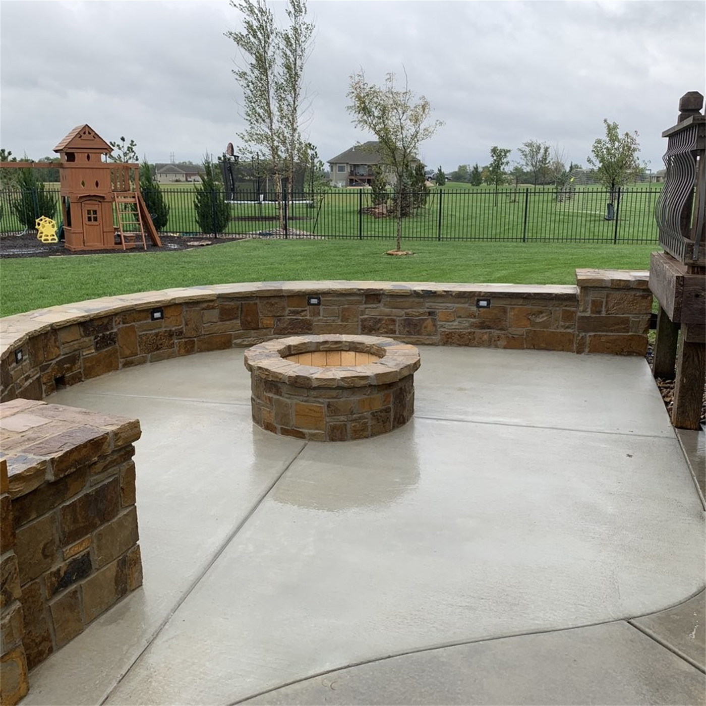 Concrete driveway or slab work